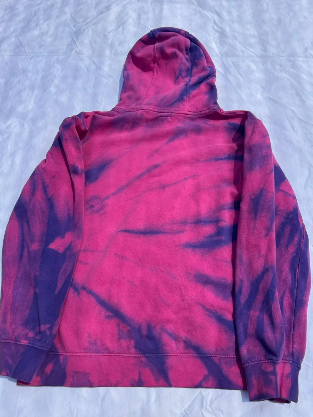 Vans Kids Pink and Navy Tie-Dye Sweatpants